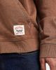Collusion COLLUSION Circular Design Collection Unisex heavyweight boxy zip up hoodie in washed brown - 4