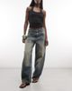 Collusion COLLUSION cocoon jean-Blue - 1