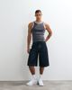 Collusion Collusion contrast rib knit tank top in black - 4