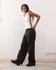 Collusion COLLUSION cowl neck cami top with sporty stripe detailing in white - 3