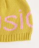 Collusion COLLUSION Crochet logo beanie in yellow - 3