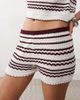 Collusion COLLUSION crochet micro shorts - part of a set-White - 3