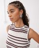 Collusion COLLUSION crochet open back top - part of a set-White - 3