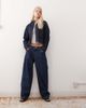 Collusion COLLUSION denim 00s hooded jacket in rinse-Navy - 3