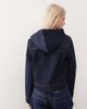 Collusion COLLUSION denim 00s hooded jacket in rinse-Navy - 4