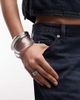 Collusion COLLUSION denim baggy culotte shorts in grunge blue dark wash - part of a set-Navy - 3