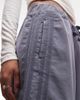 Collusion COLLUSION denim baggy track shorts in mid blue wash - 4
