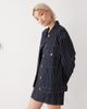Collusion COLLUSION denim jacket in blue stripe - part of a set-Navy - 1