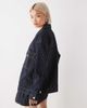 Collusion COLLUSION denim jacket in blue stripe - part of a set-Navy - 4