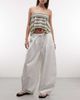 Collusion Collusion denim pull on balloon jeans in white - 1