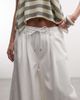 Collusion Collusion denim pull on balloon jeans in white - 4