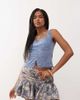 Collusion COLLUSION dropped waist mini skirt in camo print-Multi - 1