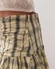 Collusion COLLUSION dropped waist plaid mini skirt in buttermilk-Yellow - 4