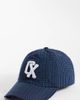 Collusion COLLUSION embroidered plaid nylon cap in navy - 1