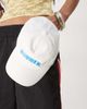Collusion COLLUSION embroidered slogan cap in white - 2