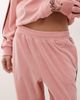Collusion COLLUSION embroidered velour sweatpants in dusty pink - part of a set - 4