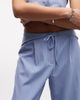 Collusion COLLUSION fit and flare pants in blue pinstripes - part of a set - 3