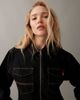 Collusion COLLUSION fitted jacket with orange contrast cuffs in dark blue-Navy - 1