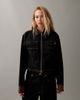 Collusion COLLUSION fitted jacket with orange contrast cuffs in dark blue-Navy - 2