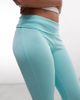 Collusion COLLUSION flared capri leggings in aqua-Blue - 4