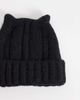 Collusion COLLUSION fluffy ear beanie in black - 2