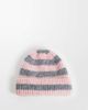 Collusion COLLUSION fluffy fisherman beanie in pink stripe - 1