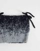 Collusion COLLUSION fluffy knit ear beanie with bow details in black & gray ombre - 2