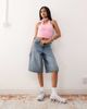Collusion COLLUSION fluffy knit tie back halter top-pink - 2