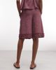 Collusion COLLUSION frill detail jorts in pink gingham - 3