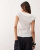 Collusion COLLUSION frill front blouse in white - 4