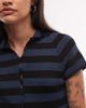 Collusion COLLUSION funnel neck knit cardigan in blue striped print - 2