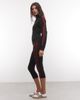 Collusion COLLUSION funnel neck zip through track top in black set - 2