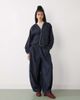 Collusion COLLUSION hooded denim track jacket in rinse wash -set-Navy - 2
