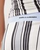 Collusion COLLUSION irregular striped skort-Multi - 3