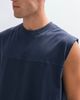 Collusion COLLUSION jersey tank top in navy - 2