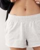 Collusion COLLUSION jogger micro short in gray heather-Neutral - 2