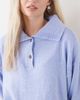 Collusion COLLUSION knit oversized button up sweater in soft blue - part of a set - 4