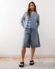Collusion COLLUSION knit stripe polo sweater in blue-Green - 2