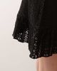 Collusion COLLUSION lace asymmetric mini skirt in black - 3