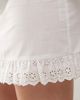 Collusion COLLUSION lace trim mini skirt in white - 3