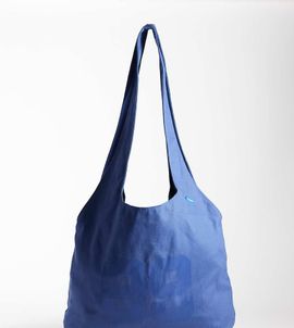 Collusion COLLUSION large navy shopper tote bag-Blue