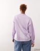 Collusion COLLUSION lavender logo soccer long sleeve tee-Purple - 4