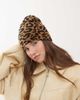 Collusion COLLUSION leopard print beanie in multi - 1