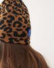 Collusion COLLUSION leopard print beanie in multi - 3
