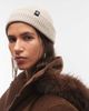 Collusion COLLUSION logo fisherman beanie in oatmeal-White - 1