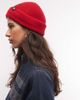 Collusion COLLUSION logo fisherman beanie in red - 1