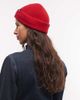Collusion COLLUSION logo fisherman beanie in red - 3