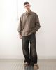 Collusion COLLUSION long sleeve oversized skater shirt in gray plaid - 2