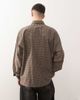 Collusion COLLUSION long sleeve oversized skater shirt in gray plaid - 3