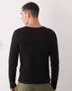 Collusion COLLUSION long sleeve rib Henley slim fit T-shirt in black - 3